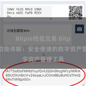 Bitpie钱包交易 Bitpie钱包功能详解:安全便捷的数字资产管理工具