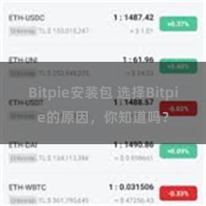 Bitpie安装包 选择Bitpie的原因，你知道吗？