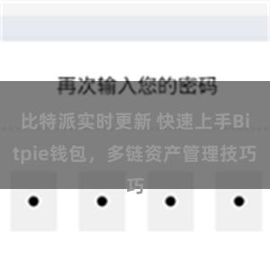 比特派实时更新 快速上手Bitpie钱包，多链资产管理技巧