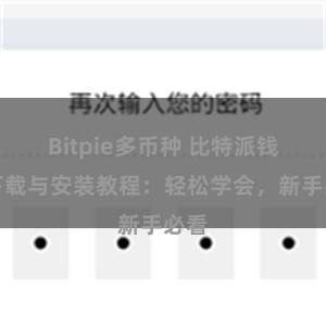 Bitpie多币种 比特派钱包下载与安装教程：轻松学会，新手必看