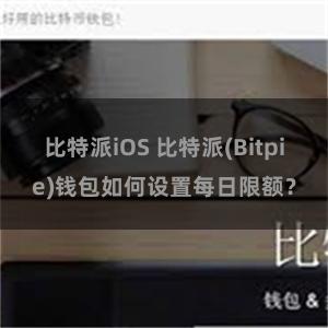 比特派iOS 比特派(Bitpie)钱包如何设置每日限额？