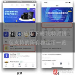 Bitpie应用下载 比特派钱包支持的所有稳定币一览