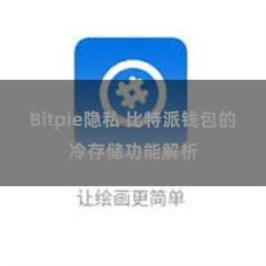 Bitpie隐私 比特派钱包的冷存储功能解析