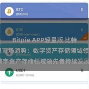 Bitpie APP轻量版 比特派(Bitpie)钱包市场趋势：数字资产存储领域领先者持续发展。