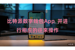 比特派数字钱包App  并进行相应的往来操作