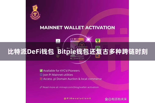比特派DeFi钱包  Bitpie钱包还复古多种跨链时刻